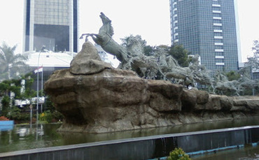 Patung Kuda Arjuna Wiwaha